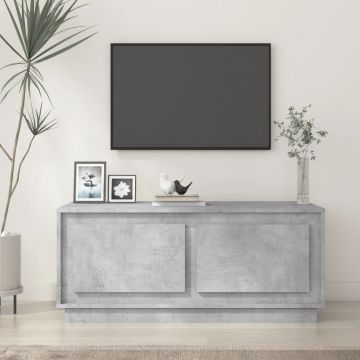 Gossi masuta de cafea, gri beton, 102x50x44 cm, lemn prelucrat