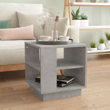 Gossi masuta de cafea gri beton 40x40x43 cm lemn prelucrat
