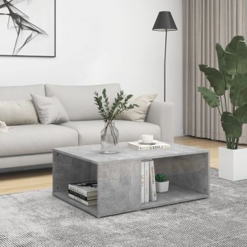 Gossi masuta de cafea, gri beton,90x67x33 cm, lemn prelucrat
