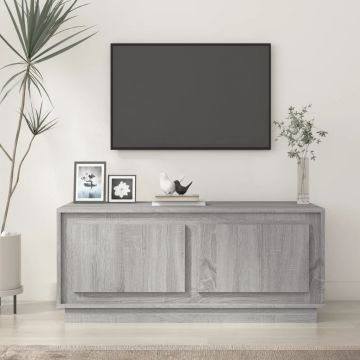 Gossi masuta de cafea, gri sonoma, 102x50x44 cm, lemn prelucrat
