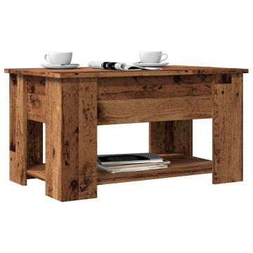Gossi masuta de cafea lemn vechi 79x49x41 cm lemn prelucrat