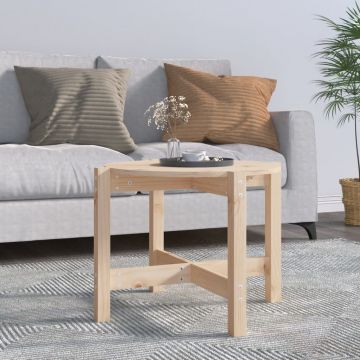 Gossi masuta de cafea, Ø 62,5x45 cm, lemn masiv de pin