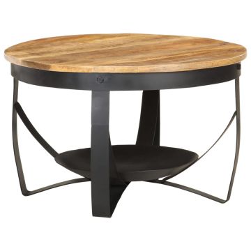 Gossi masuta de cafea, Ø68x43 cm, lemn de mango nefinisat