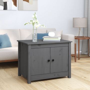 Gossi masuta de cafea, gri, 71x49x55 cm, lemn masiv de pin