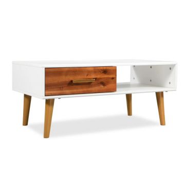 Gossi masuta de cafea, lemn masiv de acacia, 90 x 50 x 40 cm