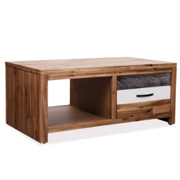 Gossi masuta de cafea, lemn masiv de acacia, 90x50x37,5 cm