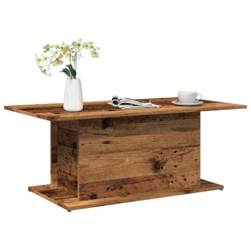 Gossi masuta de cafea, lemn vechi, 102x55,5x40 cm, lemn prelucrat