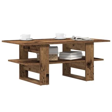 Gossi masuta de cafea, lemn vechi, 102x55x42 cm, lemn prelucrat