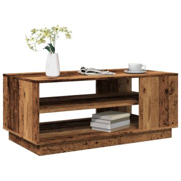 Gossi masuta de cafea, lemn vechi, 102x55x43 cm, lemn prelucrat