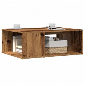 Gossi masuta de cafea, lemn vechi, 90x67x33 cm, lemn prelucrat