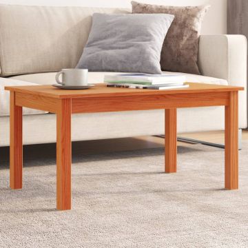 Gossi masuta de cafea, maro ceruit, 80x50x40 cm, lemn masiv de pin