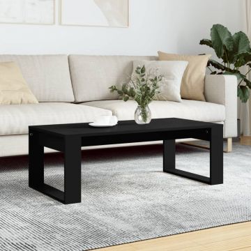 Gossi masuta de cafea, negru, 102x50x35 cm, lemn compozit
