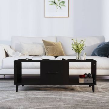 Gossi masuta de cafea, negru, 102x50x40 cm, lemn compozit
