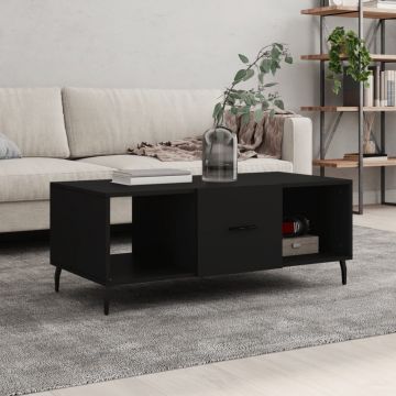 Gossi masuta de cafea, negru, 102x50x40 cm, lemn compozit