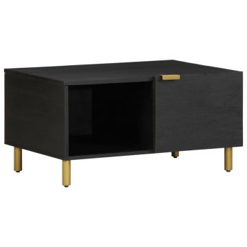 Gossi masuta de cafea, negru, 80x50x40 cm, lemn prelucrat