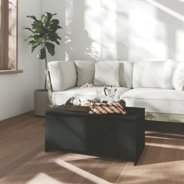 Gossi masuta de cafea, negru, 90x50x41,5 cm, pal