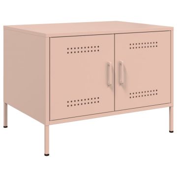 Gossi masuta de cafea, roz, 68x50x50,5 cm, otel laminat la rece