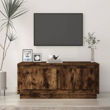 Gossi masuta de cafea, stejar afumat, 102x50x44 cm, lemn prelucrat
