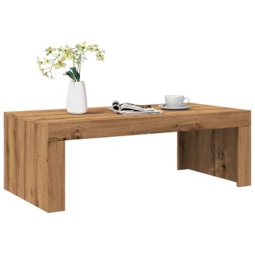 Gossi masuta de cafea, stejar artizanal, 102x50x35 cm lemn prelucrat