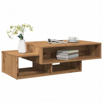 Gossi masuta de cafea, stejar artizanal, 105x55x32 cm lemn prelucrat