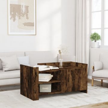 Gossi masuta de cafea, stejar fumuriu, 100x50x50 cm, lemn prelucrat