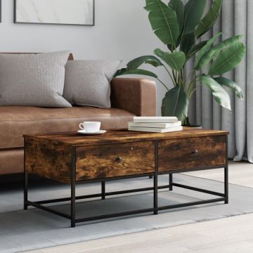 Gossi masuta de cafea, stejar fumuriu, 100x51x40 cm, lemn prelucrat