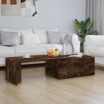 Gossi masuta de cafea, stejar fumuriu, 150x50x35 cm, lemn prelucrat