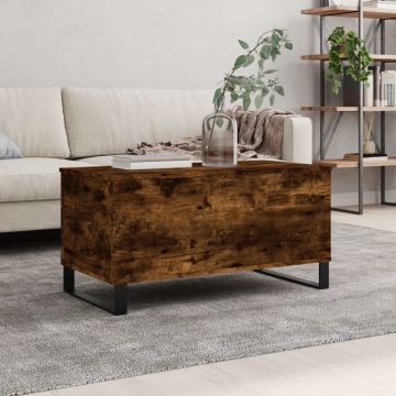 Gossi masuta de cafea, stejar fumuriu, 90x44,5x45 cm, lemn compozit