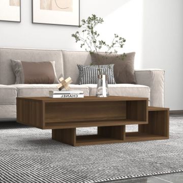 Gossi masuta de cafea, stejar maro, 105x55x32 cm, stejar maro