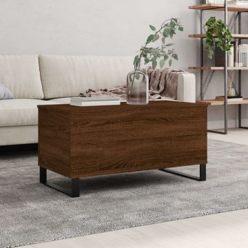 Gossi masuta de cafea, stejar maro, 90x44,5x45 cm, lemn compozit