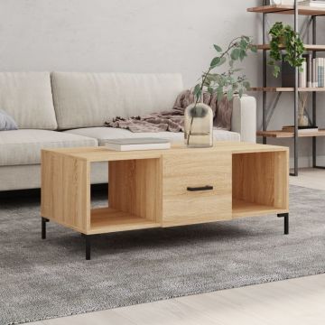 Gossi masuta de cafea, stejar sonoma, 102x50x40 cm, lemn prelucrat