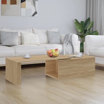Gossi masuta de cafea, stejar sonoma, 150x50x35 cm, lemn prelucrat