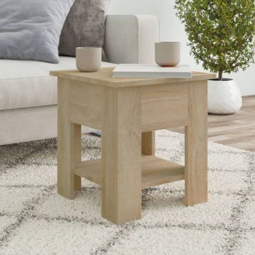 Gossi masuta de cafea, stejar sonoma, 40x40x42 cm, lemn prelucrat