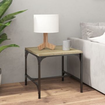Gossi masuta de cafea, stejar sonoma, 50x50x35 cm, lemn prelucrat