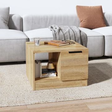 Gossi masuta de cafea, stejar sonoma, 50x50x36 cm, lemn prelucrat