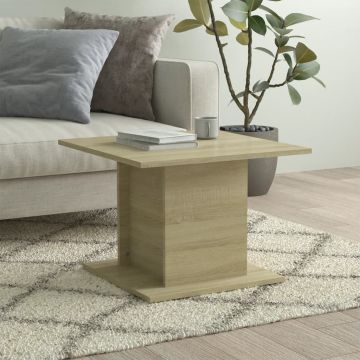 Gossi masuta de cafea, stejar sonoma, 55,5x55,5x40 cm, lemn compozit