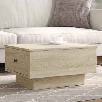 Gossi masuta de cafea, stejar sonoma, 60x45x31 cm, lemn prelucrat