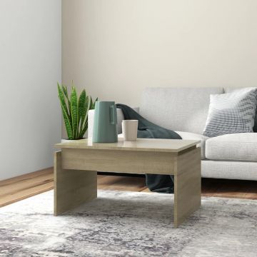Gossi masuta de cafea, stejar sonoma, 68x50x38 cm, lemn prelucrat