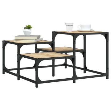 Gossi masuta de cafea, stejar sonoma, 68x68x40 cm, lemn prelucrat