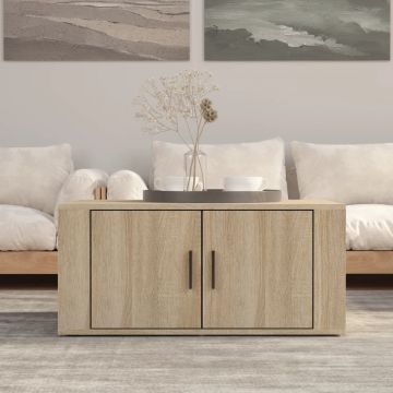 Gossi masuta de cafea, stejar sonoma, 80x50x36 cm, lemn compozit