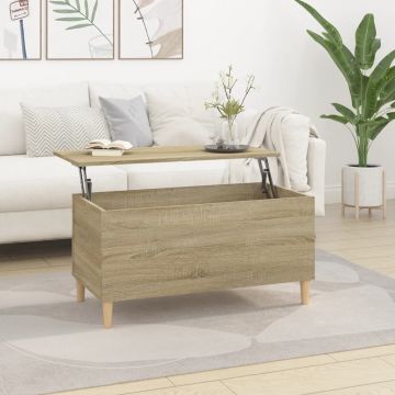 Gossi masuta de cafea, stejar sonoma, 90x44,5x45 cm, lemn compozit