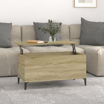 Gossi masuta de cafea, stejar sonoma, 90x44,5x45 cm, lemn compozit