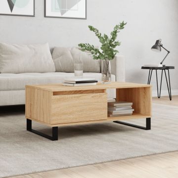 Gossi masuta de cafea, stejar sonoma, 90x50x36,5 cm, lemn compozit