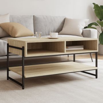Gossi masuta de cafea, stejar sonoma, 90x50x45 cm, lemn compozit