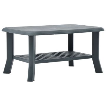 Gossi masuta de cafea, verde, 90 x 60 x 46 cm, plastic