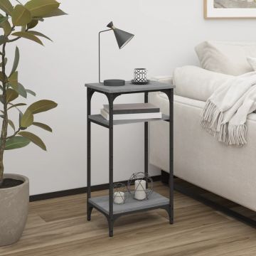 Gossi masuta laterala, gri sonoma, 40x30x75 cm, lemn prelucrat