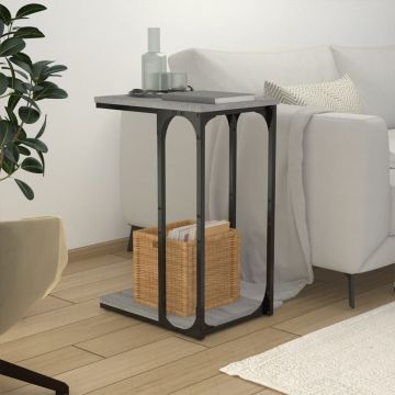 Gossi masuta laterala, sonoma gri, 40x30x60 cm, lemn prelucrat