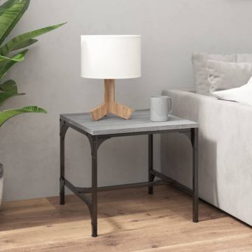 Gossi masuta laterala, gri sonoma, 40x40x35 cm, lemn prelucrat