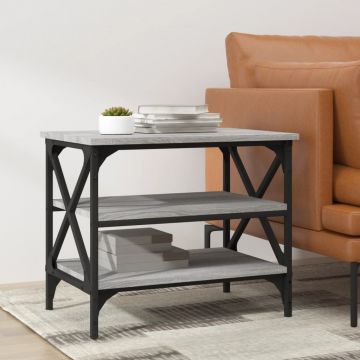 Gossi masuta laterala, gri sonoma, 55x38x45 cm, lemn prelucrat