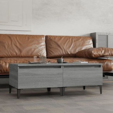 Gossi mese laterale 2 buc. gri sonoma 50x46x35 cm lemn compozit